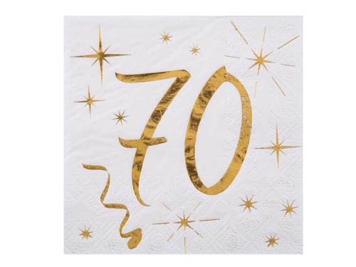 30 years white ages napkin