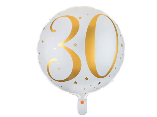 30th Birthday Balloon - 35 cm - 1 pc