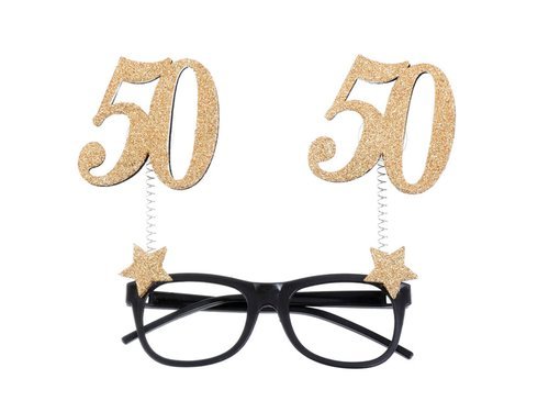 50th birthday glasses