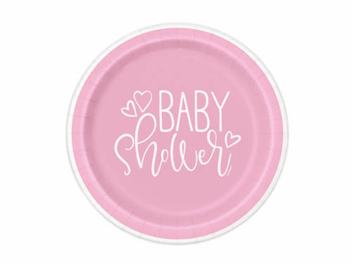 Baby Shower paper plates - 23 cm - 8 pcs