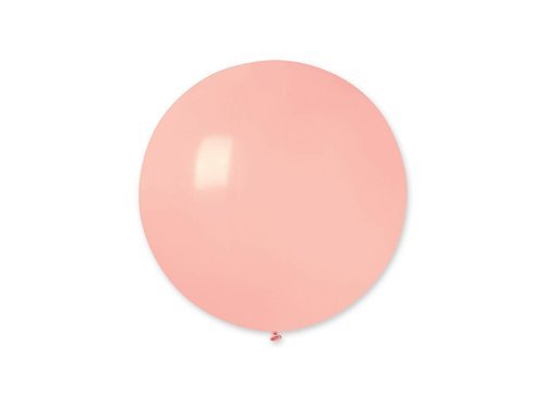 Balloon 0,80 meter, pastel round, pink, 1 pc