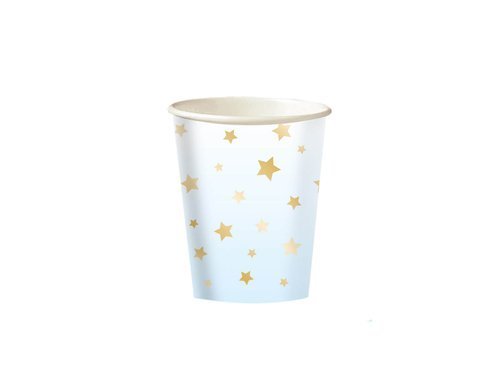 Blue Ombre Baby Shower cups - 250 ml - 8 pcs