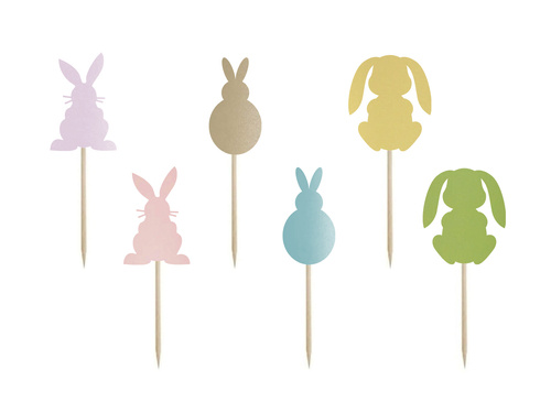 Easter Cake toppers - 6 pcs