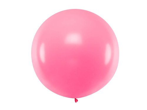 Giant Balloon 1m diameter - pink pastel.