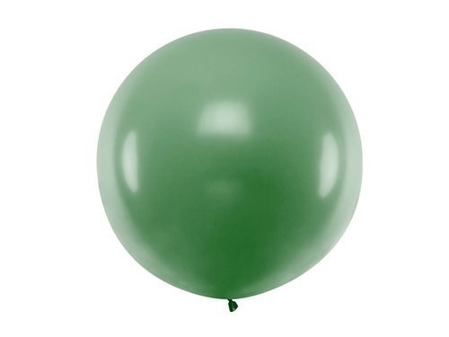 Giant Balloon 1m leaf green - orange pastel.