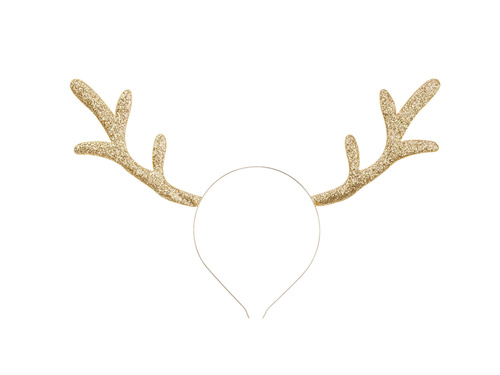 Glitter reindeer's headband - 1 pc