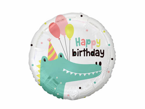 Happy Birthday Foil Balloon - 46 cm - 1 pc
