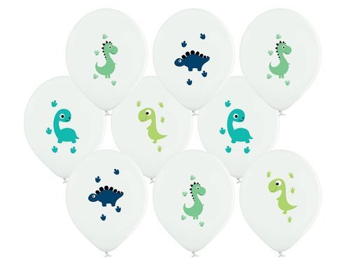 Happy Dinosaurs Balloons - 12" - 50 pcs