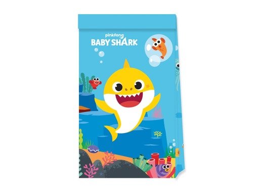 Loot bags Baby Shark - 4 pcs