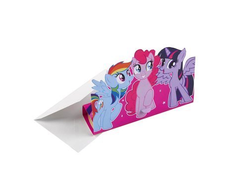 My Little Pony Invitatons & Envelopes - 8 pcs