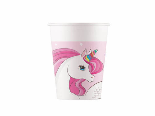 Paper Cups Unicorn - 200 ml - 8 pcs