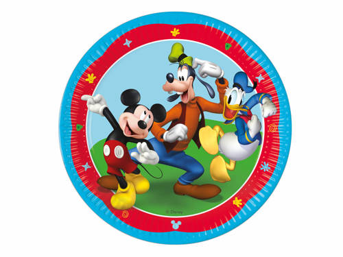 Paper plates Mickey Mouse - 23 cm - 8 pcs