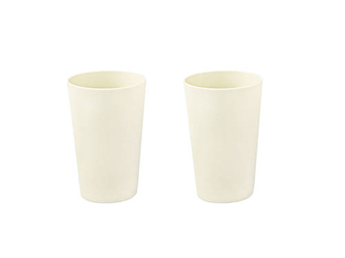 Reusable cup beige - 280 ml - 2 pcs