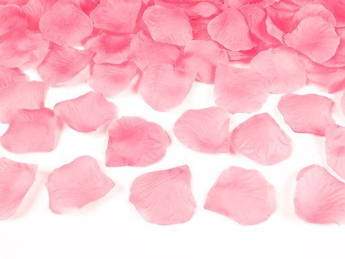 Rose petals, light pink, 100 pcs, 1 packet