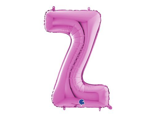 SuperShape Letter "Z" Pink Foil Balloon - 66 cm - 1 pc