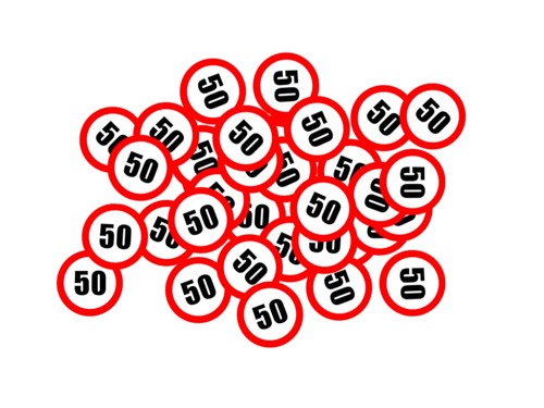 Traffic 50 Confetti - 36 pcs