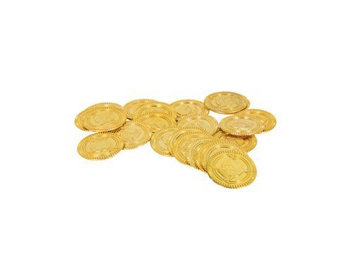Treasure coins - 144 pcs