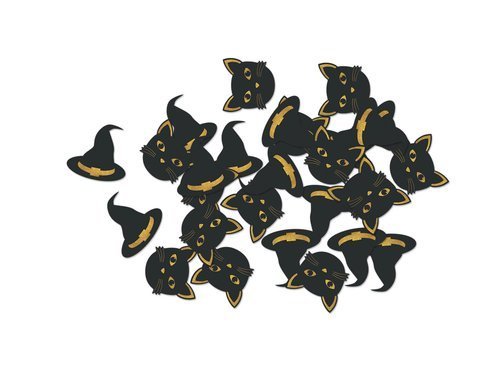 Witch and cat Confetti - 36 pcs
