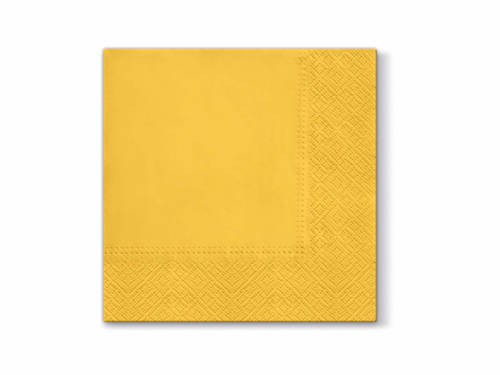 Yellow Napkins - 33 cm - 20 pcs