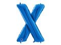 SuperShape Letter "X" Blue Foil Balloon - 66 cm - 1 pc