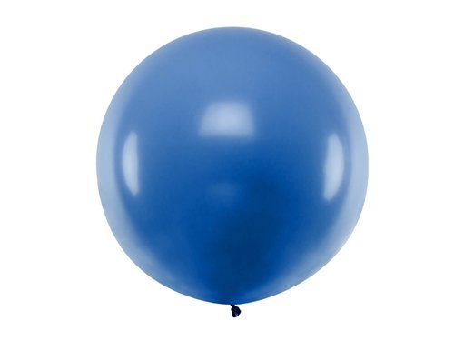 Balon olbrzym 1 m średnicy - niebieski pastel.