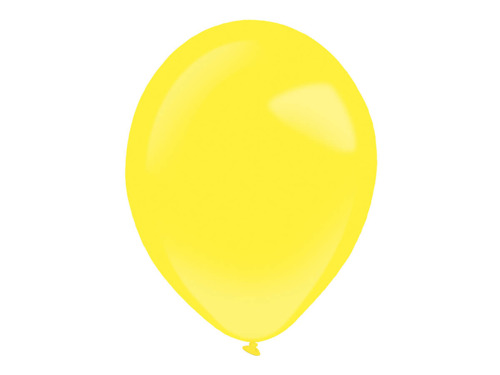Balony dla dekoratorów lateksowe pastelowe - żółte - 28 cm - 50 szt.