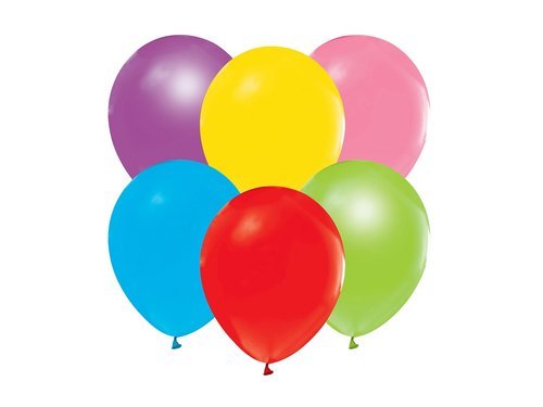 Balony lateksowe pastelowe mix kolorów - 30 cm - 10 szt.