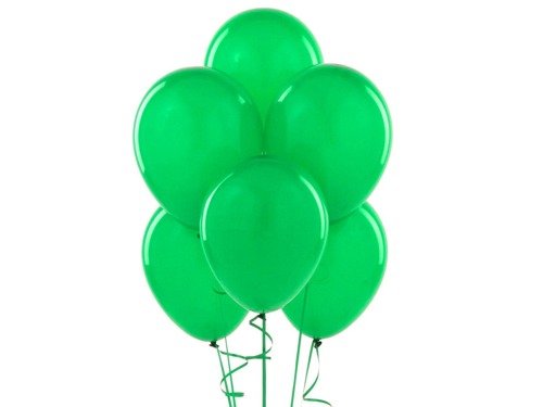 Balony lateksowe pastelowe zielone - duże - 25 szt.