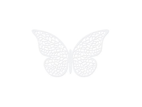 Dekoracja papierowa Motylki małe - 6,5 x 4 cm - 10 szt.