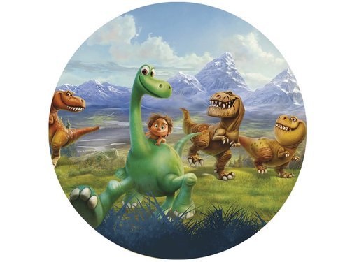 Dekoracyjny opłatek tortowy Dobry Dinozaur - 20 cm