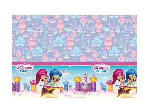 Obrus urodzinowy Shimmer & Shine - 120 x 180 cm - 1 szt.