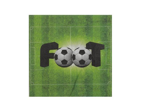 Serwetki urodzinowe piłkarskie Soccer - 33 cm - 20 szt.