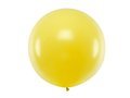 Balon olbrzym 1 m średnicy - żółty pastel.