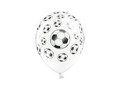 Balony z nadrukiem "Piłki Nożnej" - 30 cm - 6 szt.
