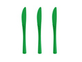 Noże plastikowe zielone - 10 szt.